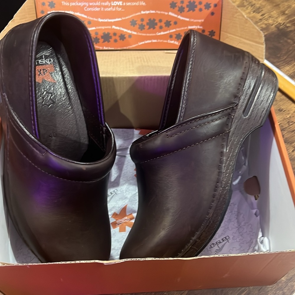 DANSKO Pro XP 1.0 Oiled Brown Waterproof Clog Size 40 in BOX Casual & Cute! - Picture 5 of 10